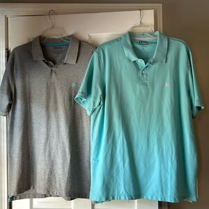 Two Izod men’s polo shirts!